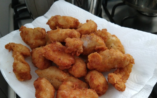 Frango empanado sem ovo muito mais crocante