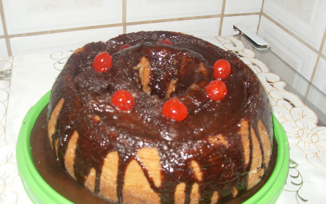 Bolo cavado guloseima