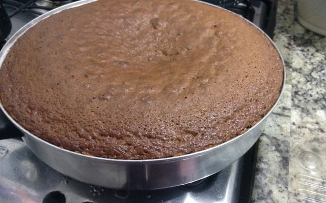 Bolo de chocolate de liquidificador