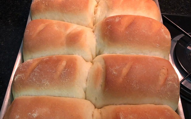 Pão caseiro de milho da Jaque