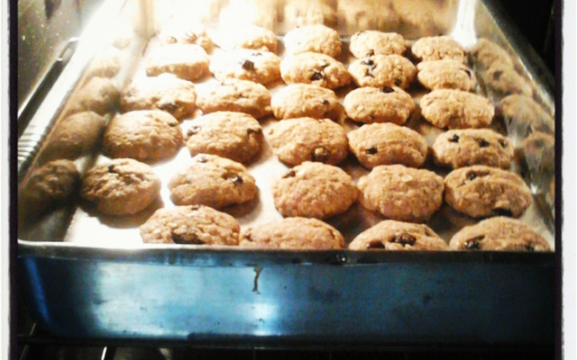 Biscoito aveia e banana