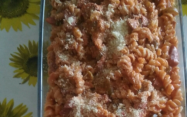 Macarrão de panela de pressão bem simples