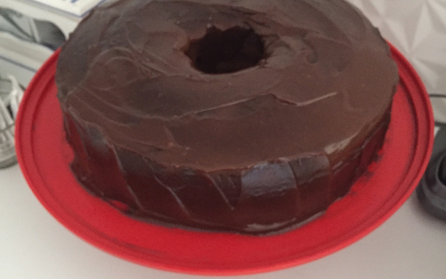 Bolo de chocolate de liquidificador