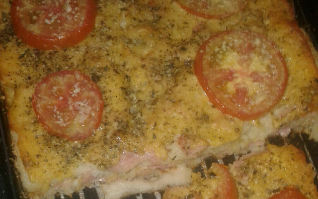 Lanche de pão de forma da Nane