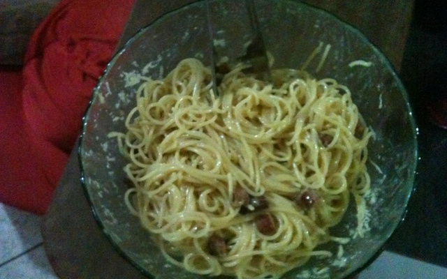 Macarrão á carbonara