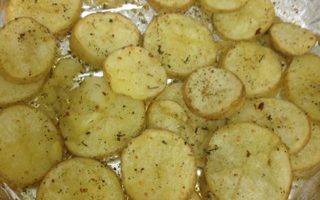 Batata assada no forno