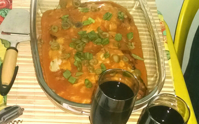 Filé de merluza à parmegiana