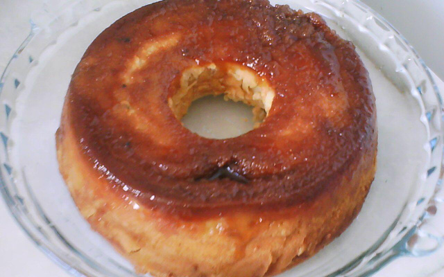 Pudim de pão da Fabi