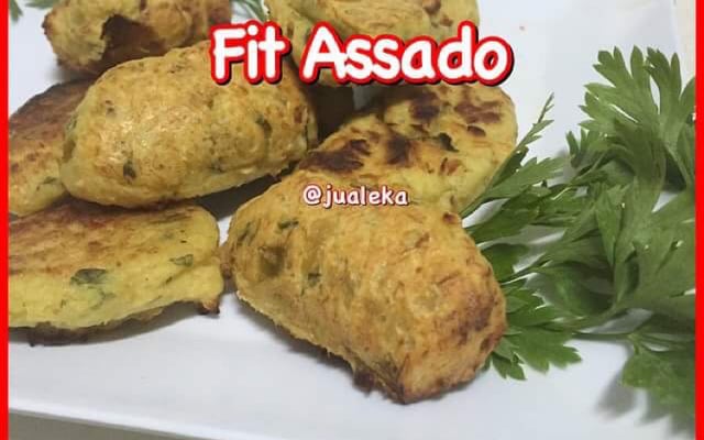Bolinho assado de bacalhau