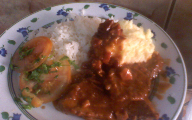 Carne com cerveja preta