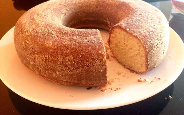 Bolo de laranja de liquidificador