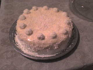 Torta de brigadeiro branco