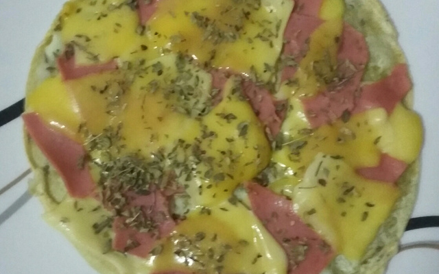 Pizza fáci e rápida de crepioca