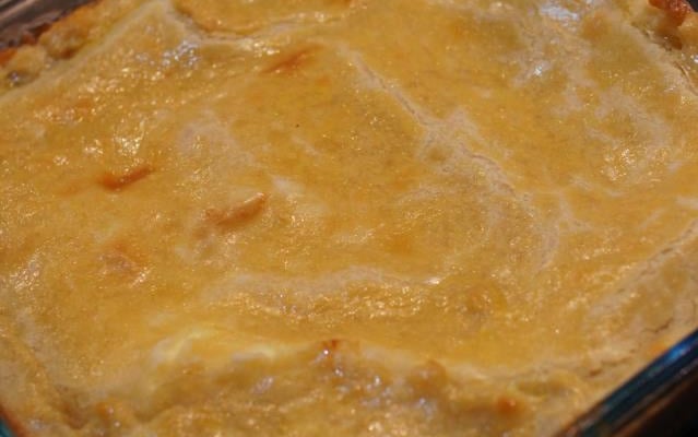 Empadão maravilhoso de queijo minas