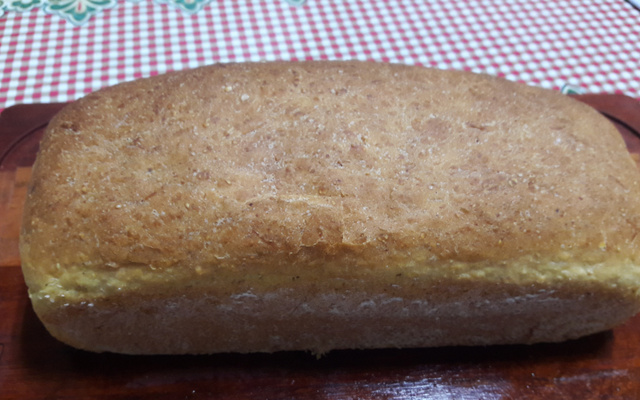 Pão de milho com aveia