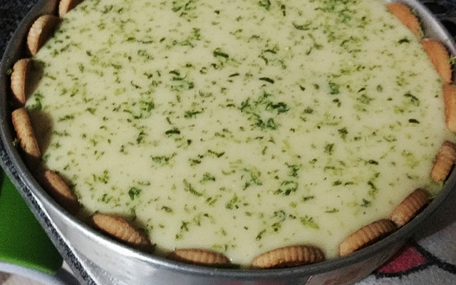 Torta de limão com chocolate branco