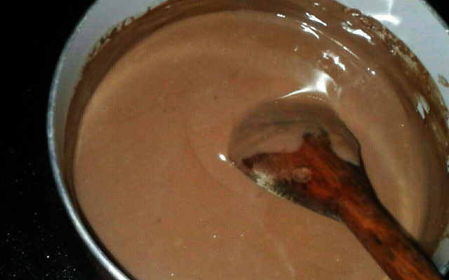 Mingau de chocolate