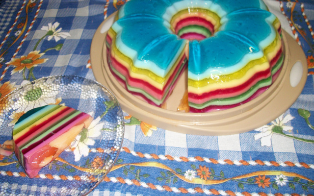 Arco-Iris de Gelatina