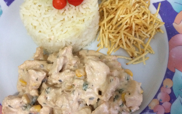 Estrogonofe de frango básico