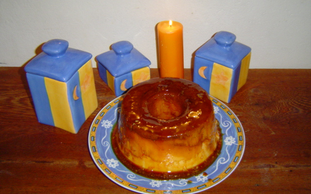 Pudim de milho verde