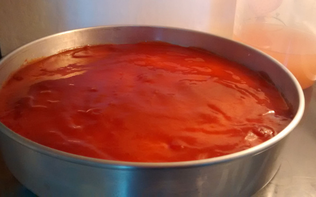 Torta mousse de goiaba