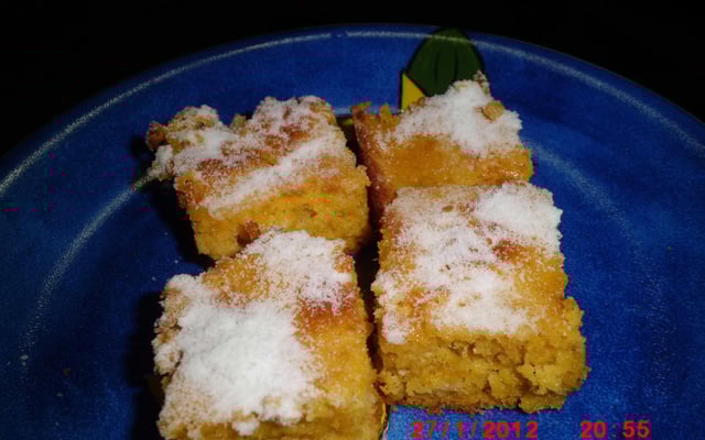 Bolo de milho no liquidificador