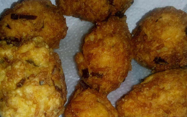 Bolinho de arroz sequinho