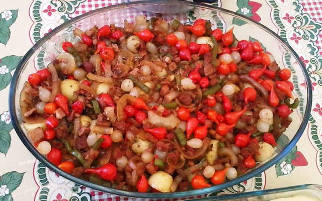 Batata temperada ao forno do Marcos Gustavo