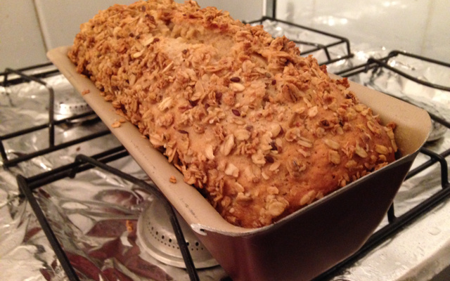 Pão rápido de banana