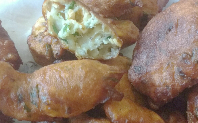 Bolinhos de casca da batata