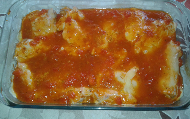Filé de frango à parmegiana