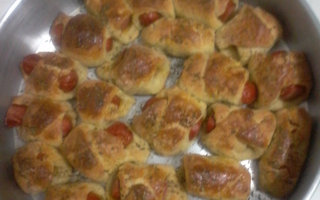 Enroladinho de salsicha