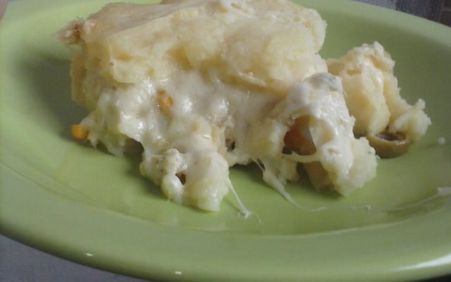 Escondidinho de frango cremoso