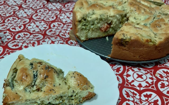 Torta de brócolis