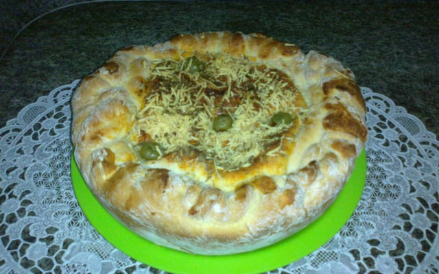 Cachorro quente de forno de pão brioche