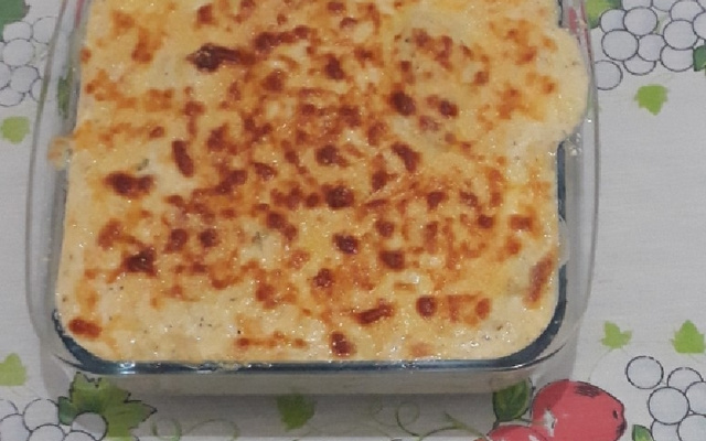 Couve-flor gratinada