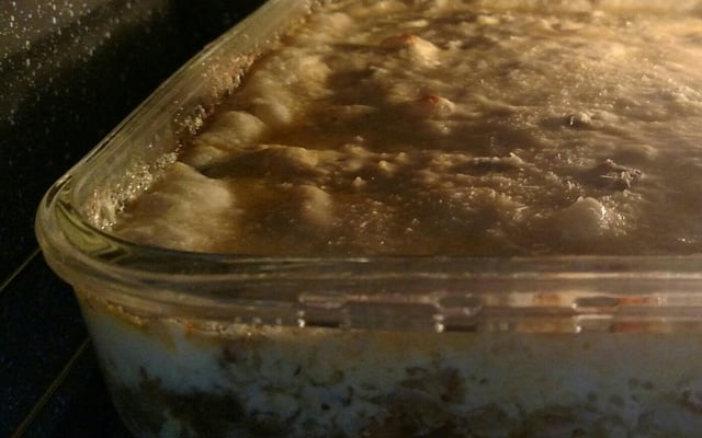 Sobras de Natal com creme de milho