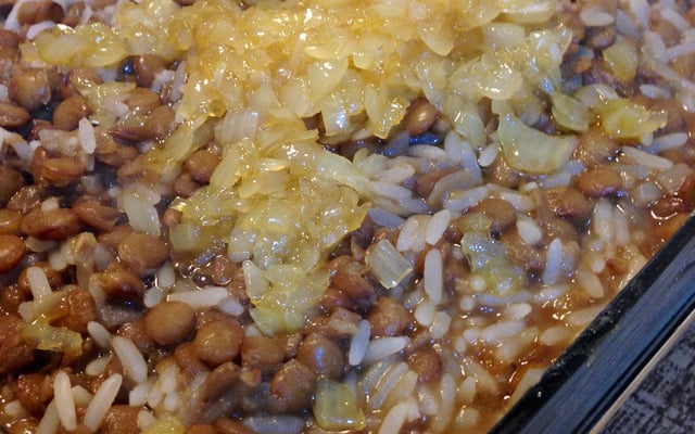 Lentilha à Moda Árabe