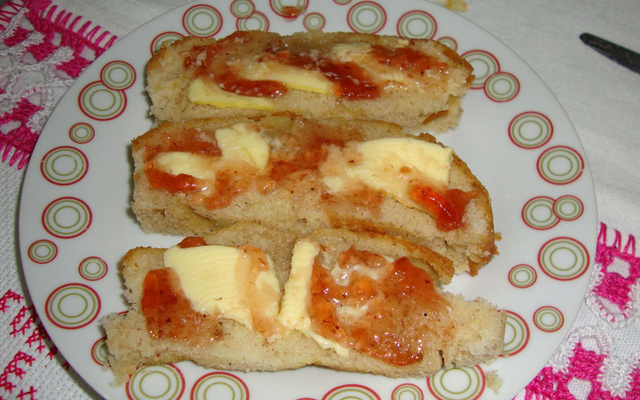 Pão doce para o café