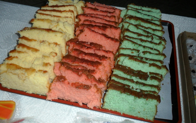 Kasutera Colorido pão-de-ló japonês