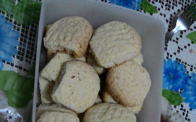 Biscoito feito com mistura para bolo de pacote