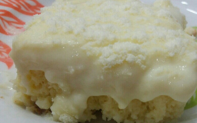 Bolo gelado com creme