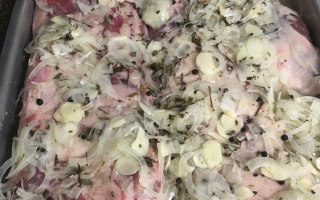 Pernil de Cordeiro Assado