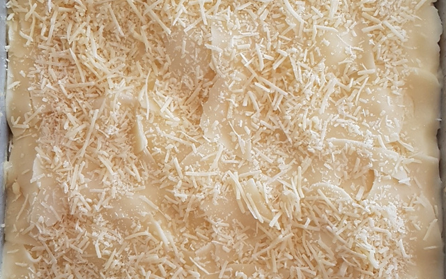 Escondidinho de bacalhau com macaxeira