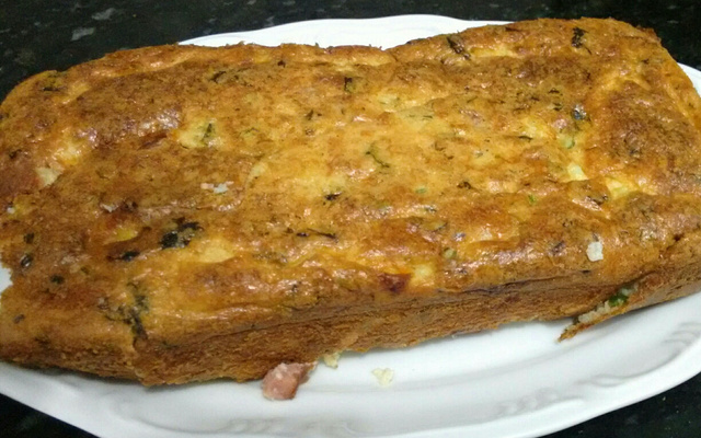 Torta de sobras de arroz