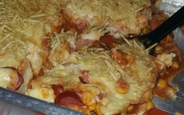 Hot Dog de forno para as férias da criançada