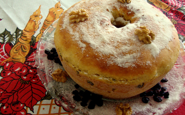 Pão de milho verde Natalino