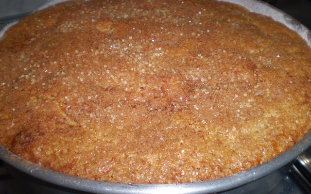 Bolo de fibras da Lú (ração humana)