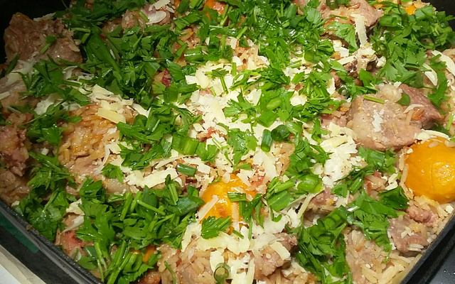 Risoto de Costelinha e Pequi