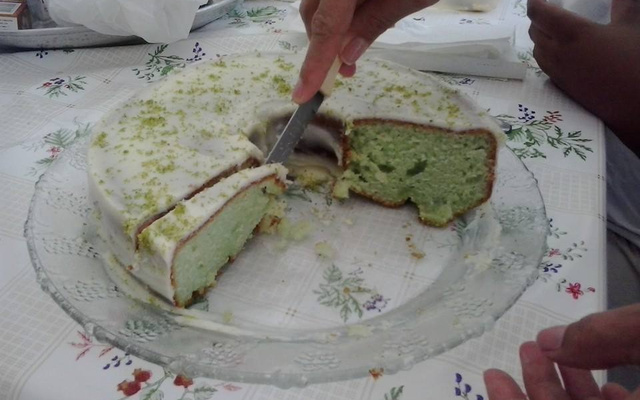 Bolo de gelatina de limão